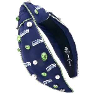 Seattle Seahawks Blue Logo Headband-Brianna Cannon Outlet
