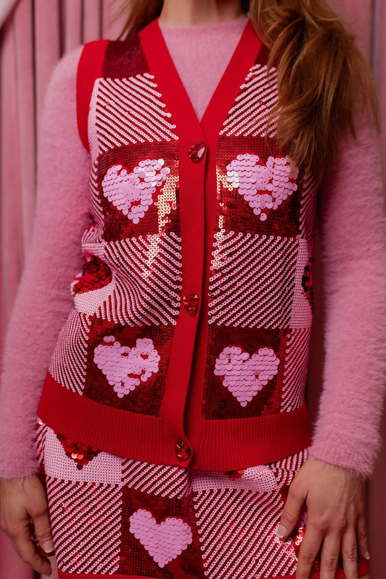 sequin_hearts_plaid_sweat_0.webp Sequin Hearts Plaid Sweater Vest-Brianna Cannon New