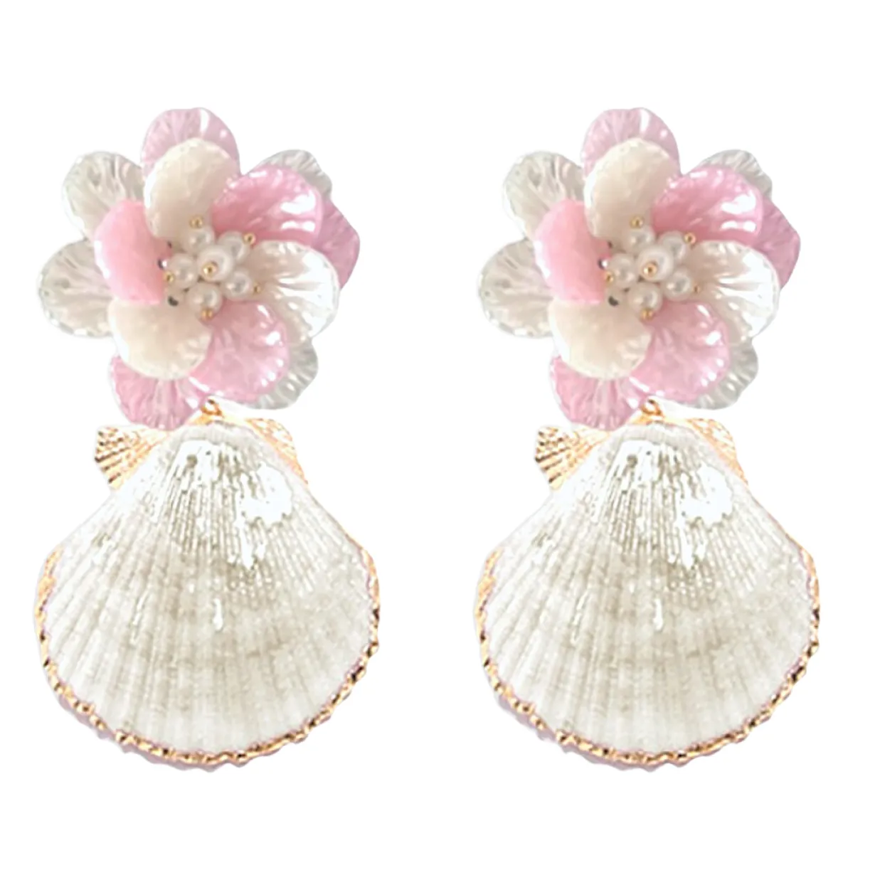 shell_earrings_with_pearl_0-1.webp Shell Earrings with Pearly Pink Flower-Brianna Cannon Discount
