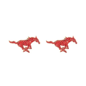 SMU Pavé Logo Studs-Brianna Cannon Outlet