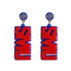 SMU Red SMU Earrings-Brianna Cannon Online