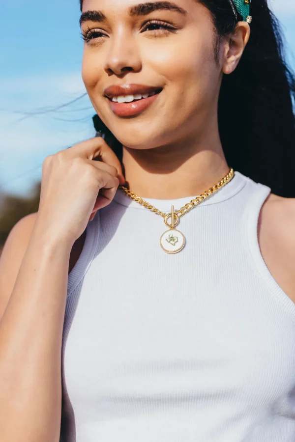 Southlake Carroll Logo Necklace-Brianna Cannon Online