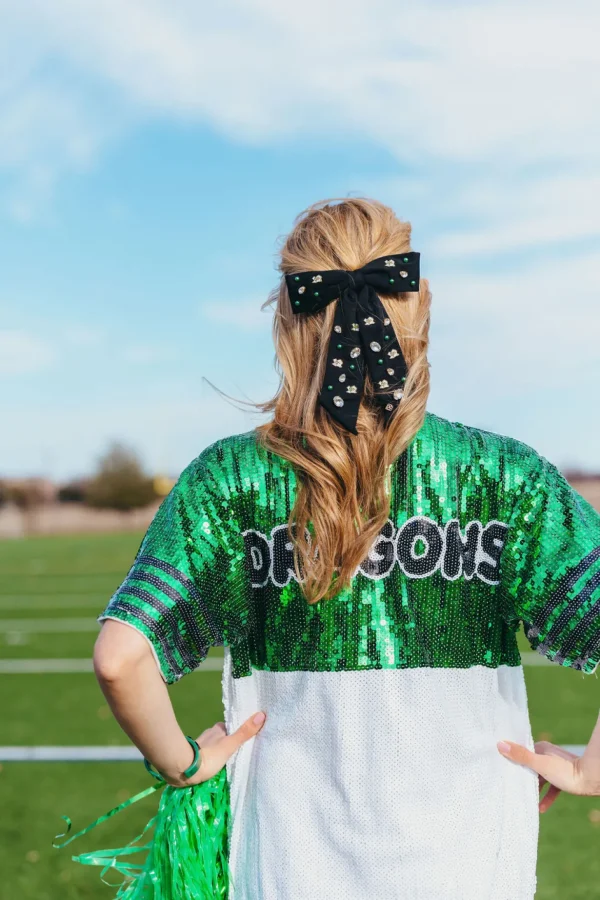 Southlake Dragons Bow Barrette-Brianna Cannon Fashion