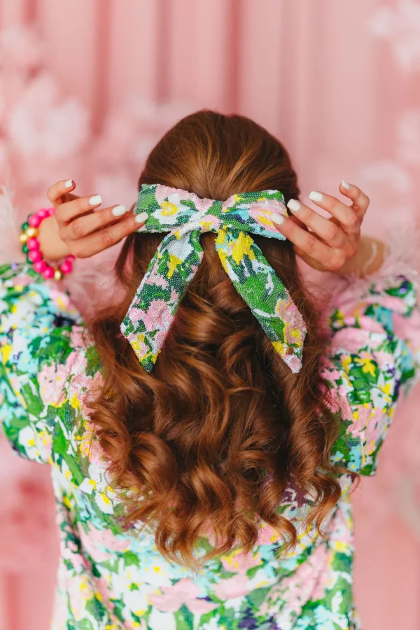 Sparkling Blossoms Bow Barrette-Brianna Cannon Sale