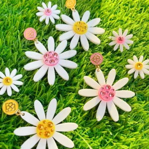 Summer 2021 - Large Darling Daisy Earrings-Brianna Cannon Outlet