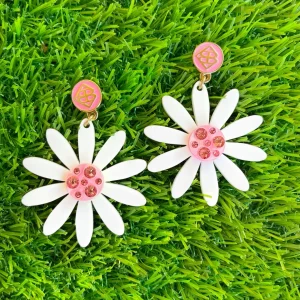 Summer 2021 - Large Darling Daisy Earrings-Brianna Cannon Outlet