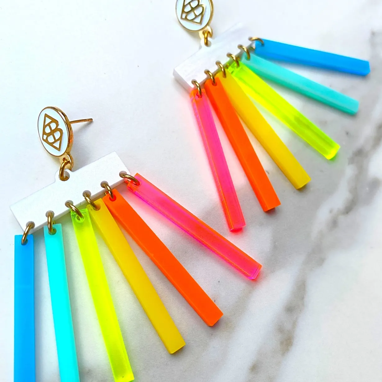summer___mod_rainbow_logo_0.webp Summer 2020 - Mod Rainbow Logo Earrings-Brianna Cannon Hot