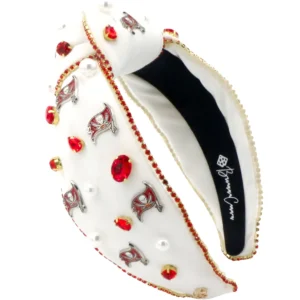 Tampa Bay Buccaneers White Logo Headband-Brianna Cannon Online
