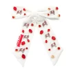 Tampa Bay Buccaneers White Bow Barrette-Brianna Cannon Fashion