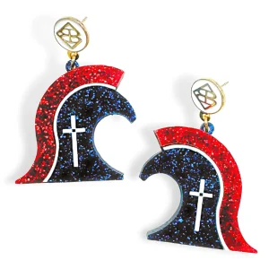 TCA Logo Earrings-Brianna Cannon Discount