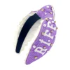 TCU Adult Size RIFF RAM Cross Stitch Headband-Brianna Cannon Best