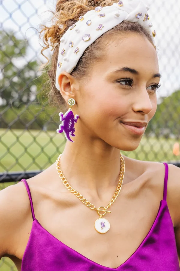 TCU Logo Necklace-Brianna Cannon New