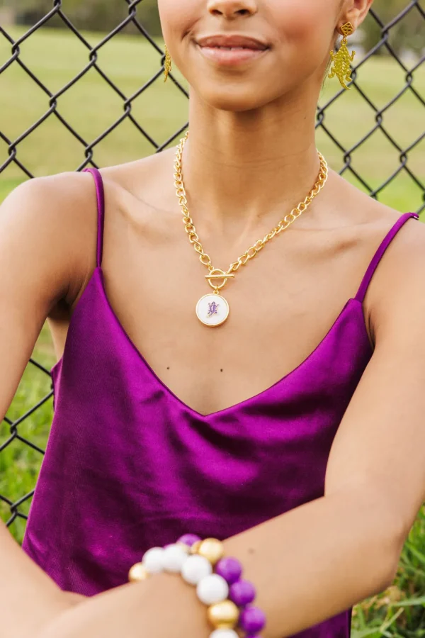 TCU Logo Necklace-Brianna Cannon New