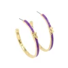 TCU Logo Hoop Earrings-Brianna Cannon Hot