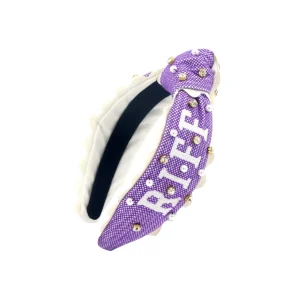 TCU RIFF RAM Child Cross Stitch Headband-Brianna Cannon Hot