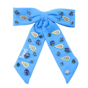 Tennessee Titans Blue Bow Barrette-Brianna Cannon Hot