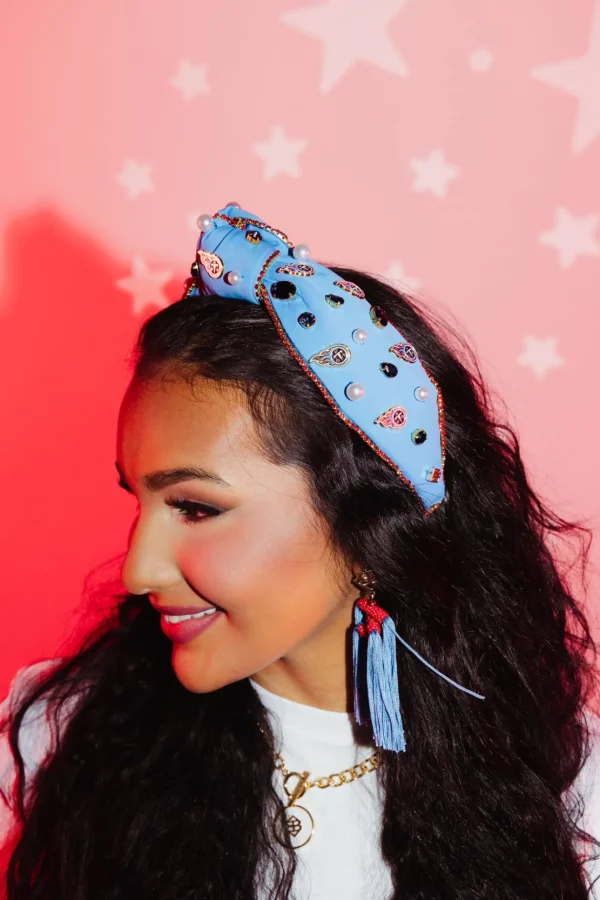 Tennessee Titans Blue Logo Headband-Brianna Cannon New