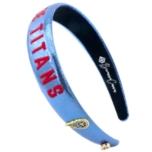 Tennessee Titans Thin Embroidered Headband-Brianna Cannon Best