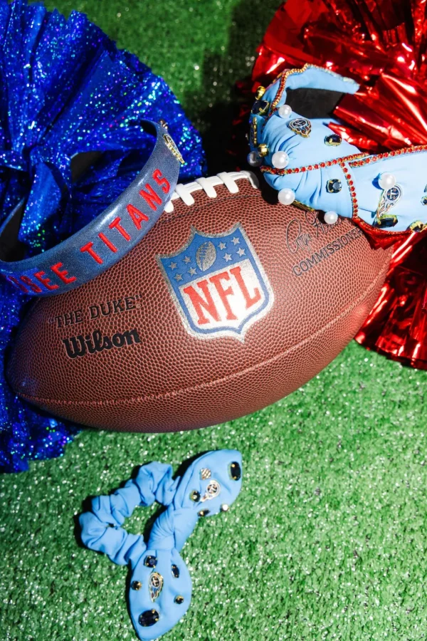 Tennessee Titans Thin Embroidered Headband-Brianna Cannon Best