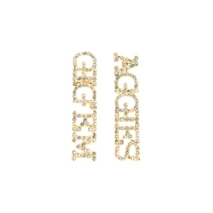 Texas A&M GIG'EM Pavé Rhinestone Stud Earrings-Brianna Cannon Sale