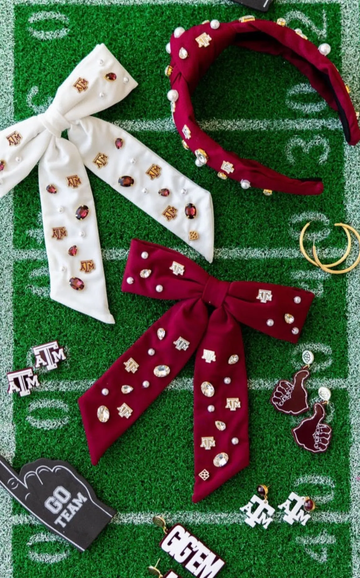 texas_am_white__maroon_lo_3.webp Texas A&M White & Maroon Logo Studs-Brianna Cannon Online