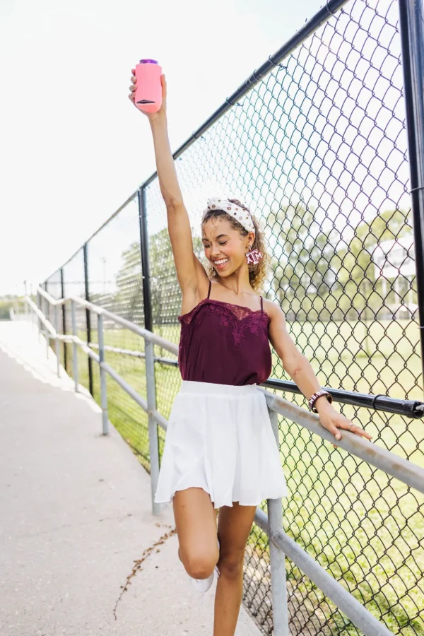 Texas A&M White Logo Headband-Brianna Cannon Online