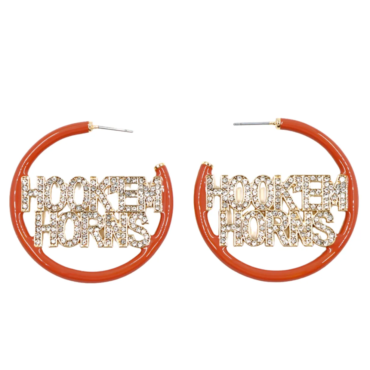 texas_burnt_orange_pav_ho_0.webp Texas Burnt Orange Pavé Hoop Earrings-Brianna Cannon Best