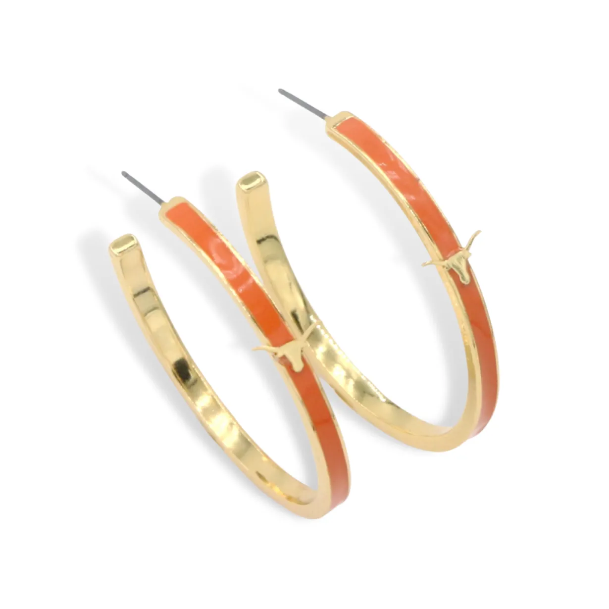 texas_logo_hoop_earrings_0.webp Texas Logo Hoop Earrings-Brianna Cannon Fashion