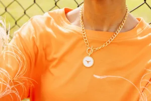 Texas Logo Necklace-Brianna Cannon Outlet