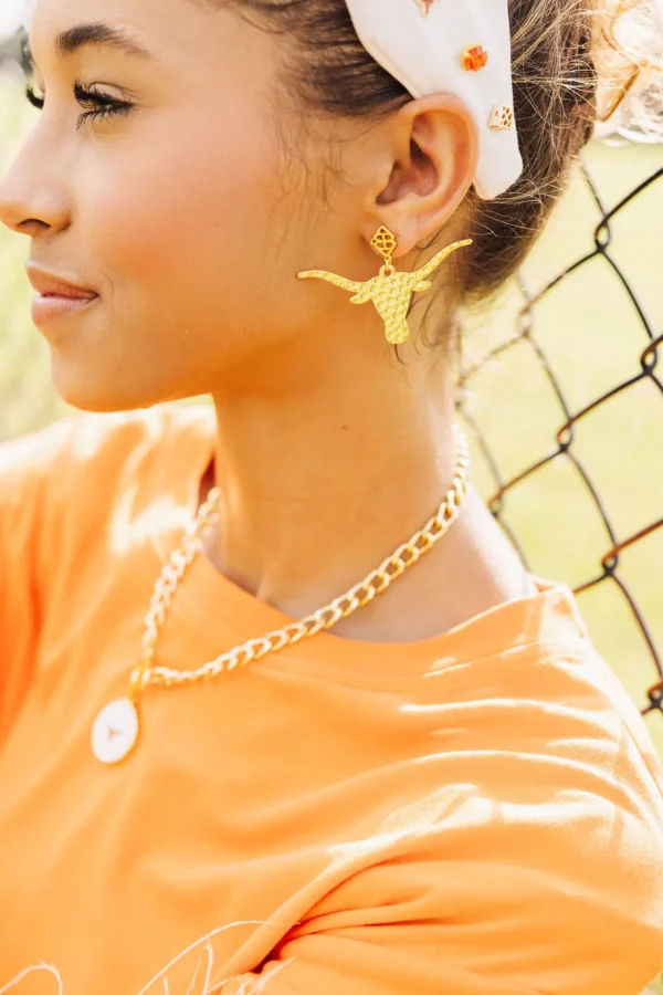 Texas Logo Necklace-Brianna Cannon Outlet