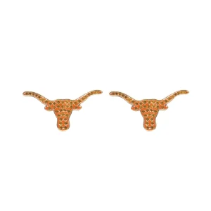 Texas Pavé Logo Studs-Brianna Cannon Fashion