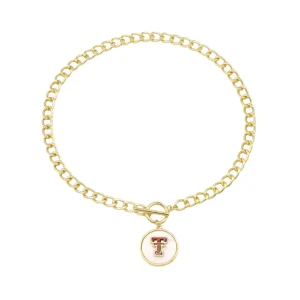 Texas Tech Logo Necklace-Brianna Cannon Fashion