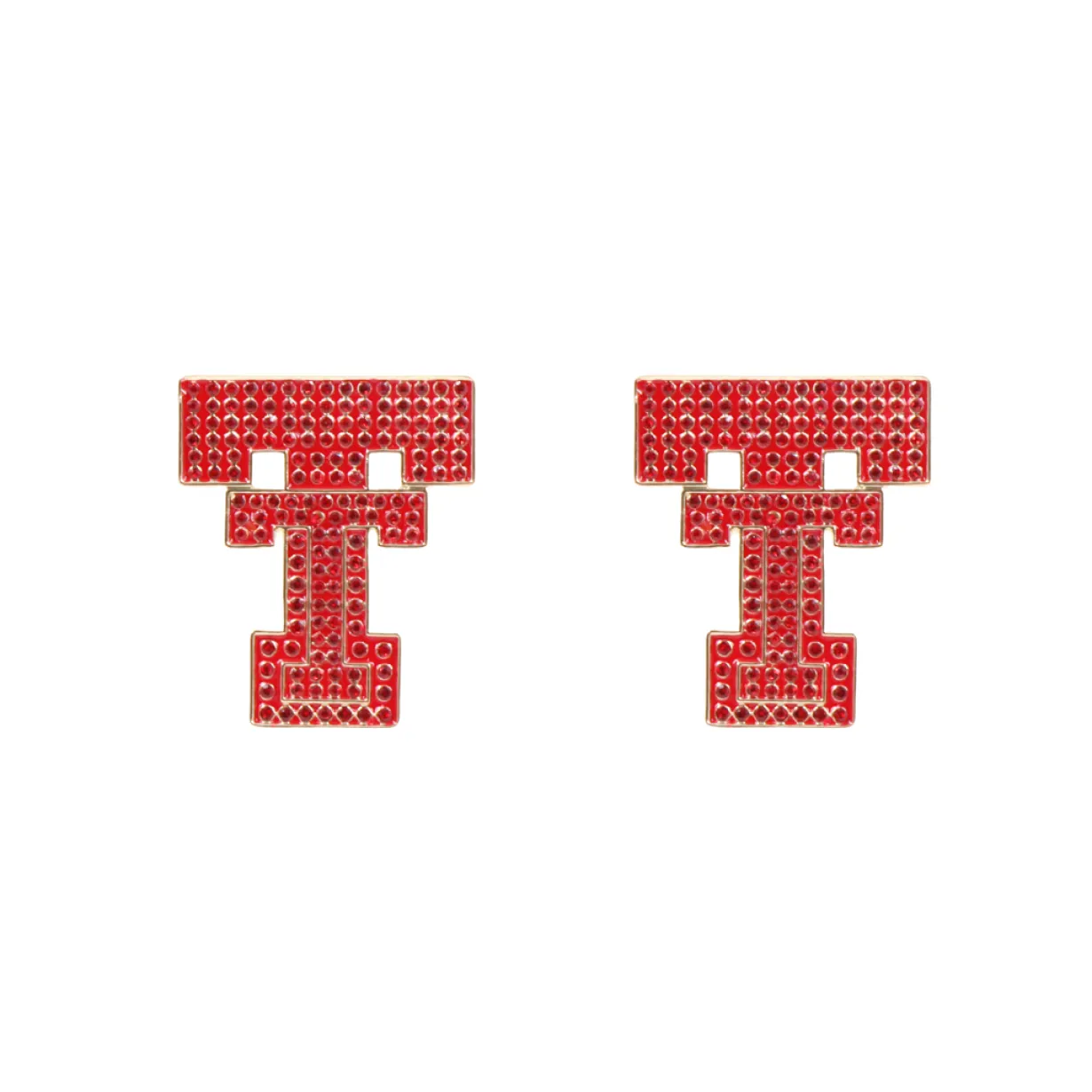 texas_tech_pav_logo_studs_0.webp Texas Tech Pavé Logo Studs-Brianna Cannon Outlet