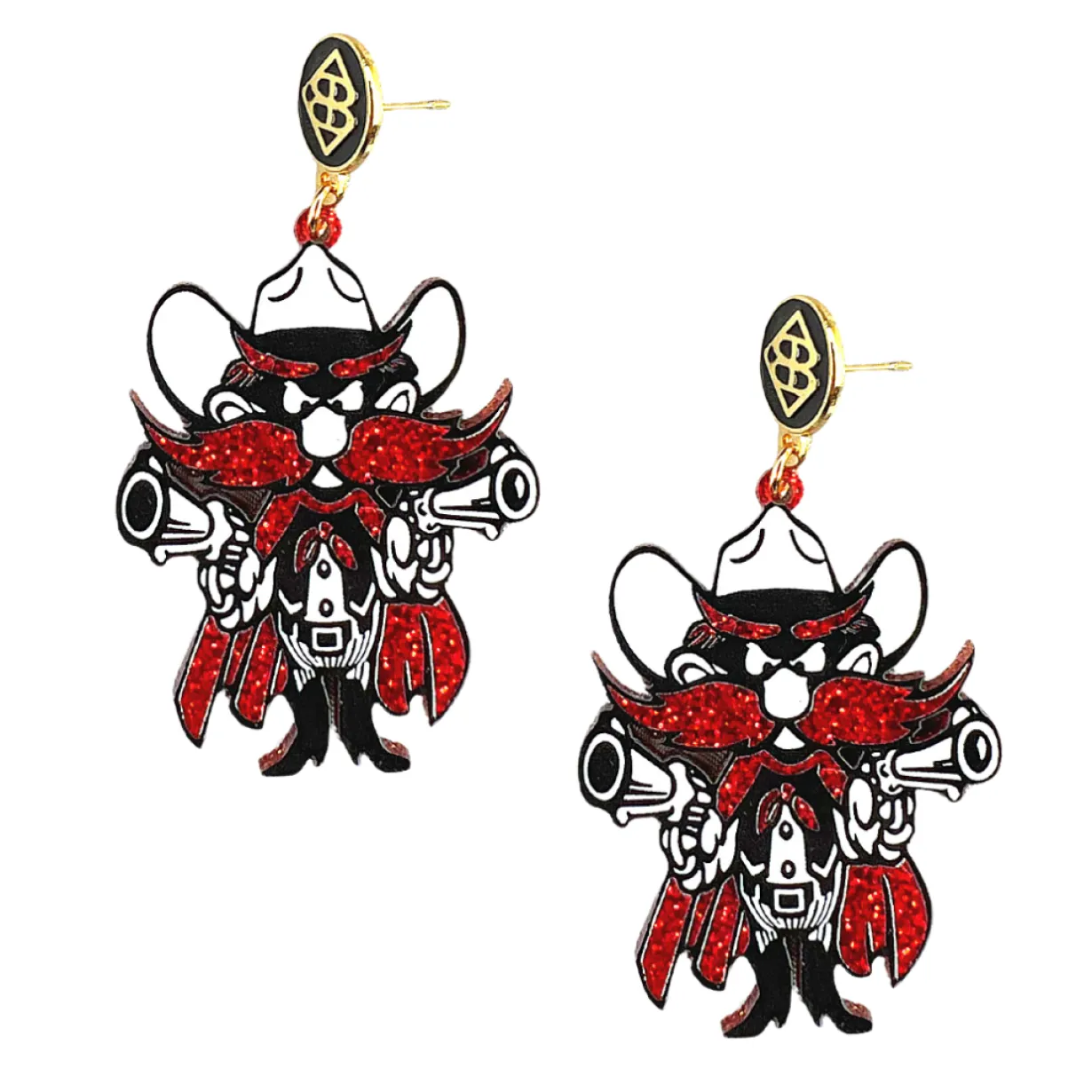 texas_tech_raider_red_ear_0.webp Texas Tech Raider Red Earrings-Brianna Cannon New