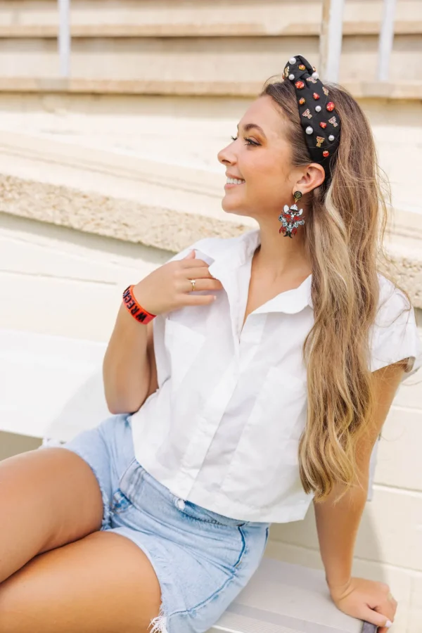 Texas Tech Raider Red Earrings-Brianna Cannon New