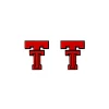 Texas Tech Red and Black Vintage Double T Studs-Brianna Cannon Sale