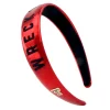Texas Tech Red Thin Embroidered Headband-Brianna Cannon Discount