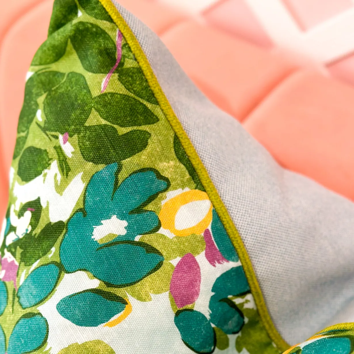 thibaut_designer_pillow_c_1-4.webp Thibaut Designer Pillow Cover - Central Park in Sky Blue with Green Cord-Brianna Cannon New