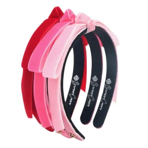 Thin Red Ribbon Bow Headband-Brianna Cannon New