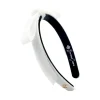 Thin White Velvet Ribbon Bow Headband-Brianna Cannon Discount