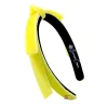 Thin Yellow Velvet Ribbon Bow Headband-Brianna Cannon New