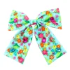 Tropics Floral Bow Barrette With Crystals-Brianna Cannon Clearance