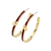 University of South Carolina Logo Hoop Earrings-Brianna Cannon Online