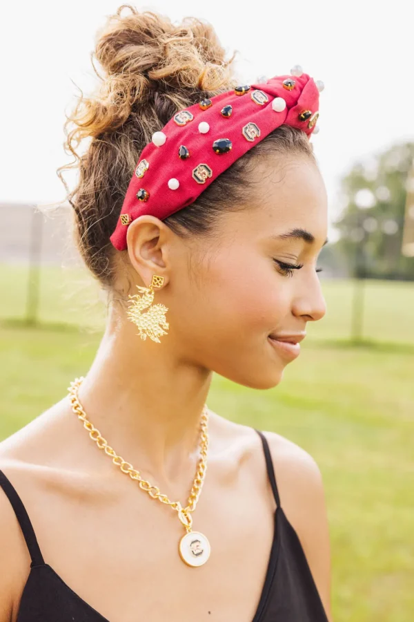 University of South Carolina Garnet Logo Headband-Brianna Cannon Online