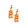 University of Tennessee Mini Orange VOLS Earrings-Brianna Cannon Fashion