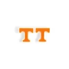 University of Tennessee Orange and White Power T Studs-Brianna Cannon Sale