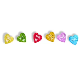 Valentines 2024 Conversation Heart Studs-Brianna Cannon Discount