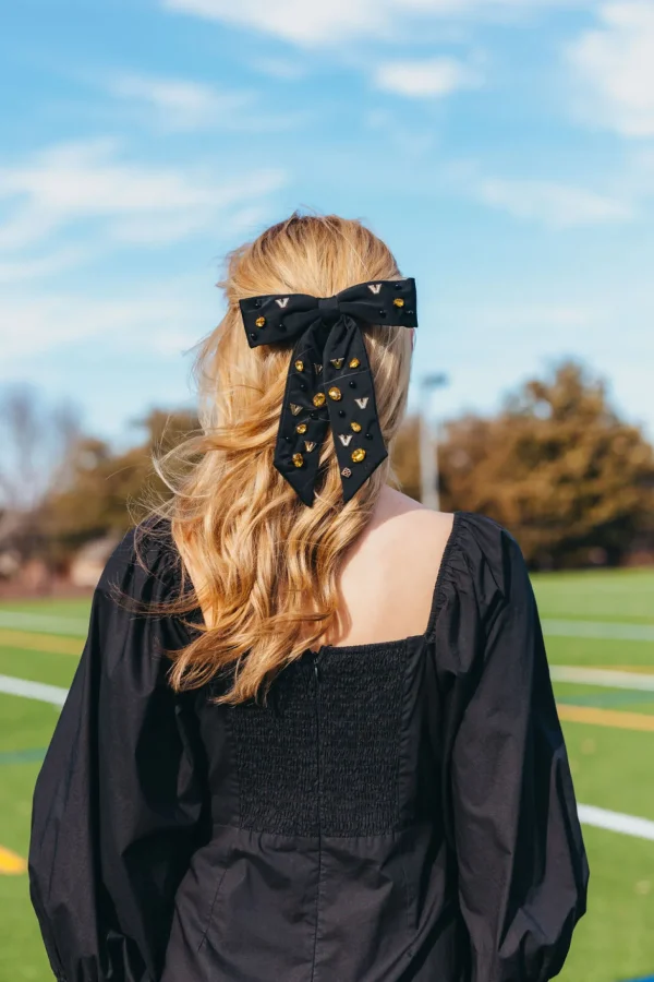 Vanderbilt Black Bow Barrette-Brianna Cannon Fashion