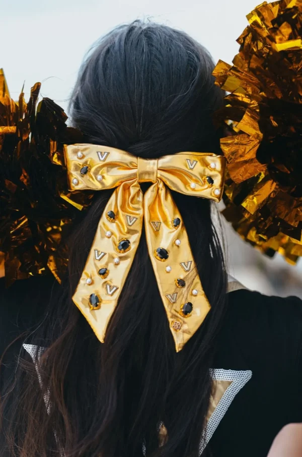 Vanderbilt Gold Bow Barrette-Brianna Cannon Sale