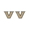 Vanderbilt Pavé Logo Studs-Brianna Cannon Outlet